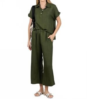 NEW NALLY & MILLIE ariel pull-on pants in olive